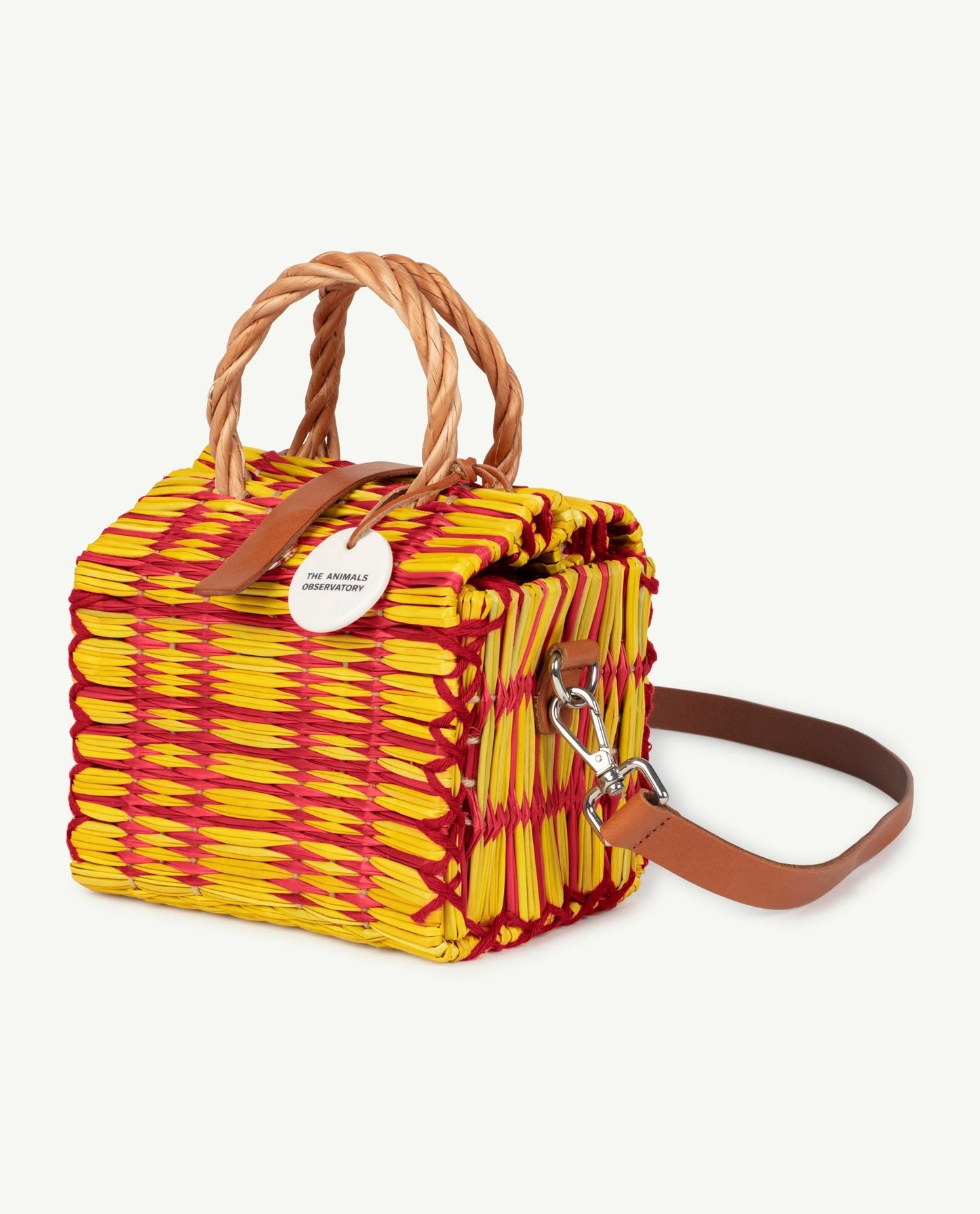 Mini Basket bag onesize bag yellow Accessories The Animals Observatory 