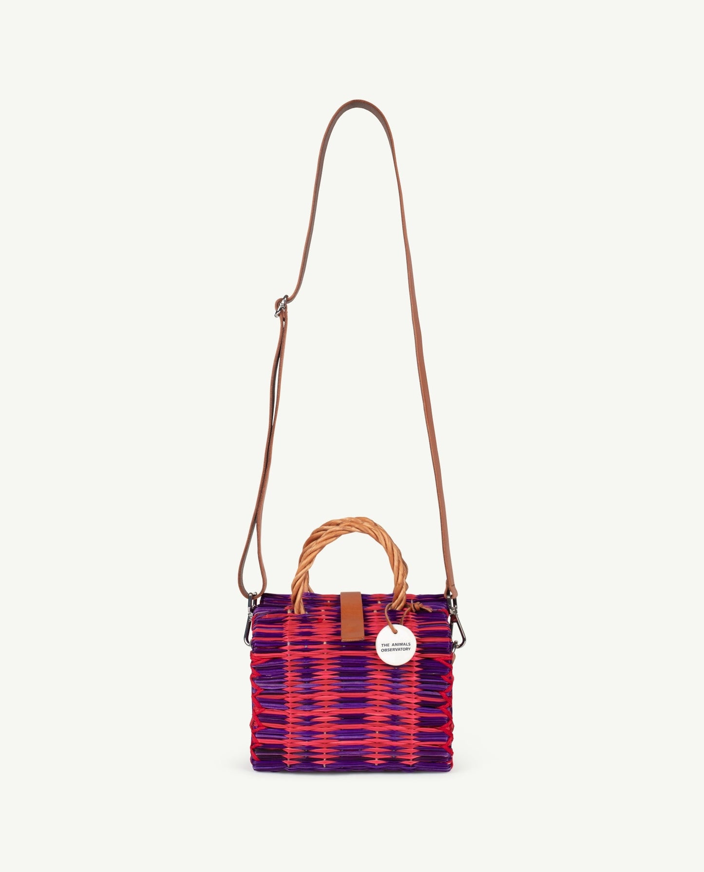 Mini Basket bag onesize bag purple Accessories The Animals Observatory 