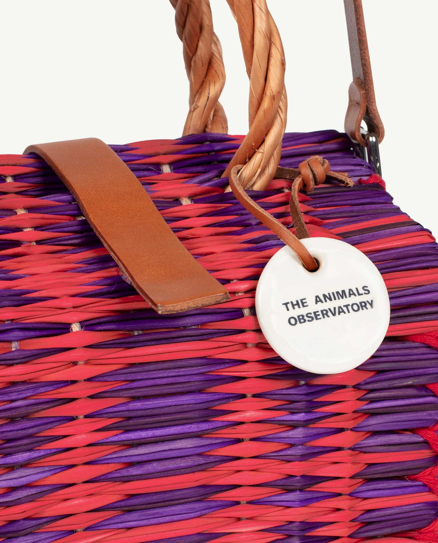 Mini Basket bag onesize bag purple Accessories The Animals Observatory 