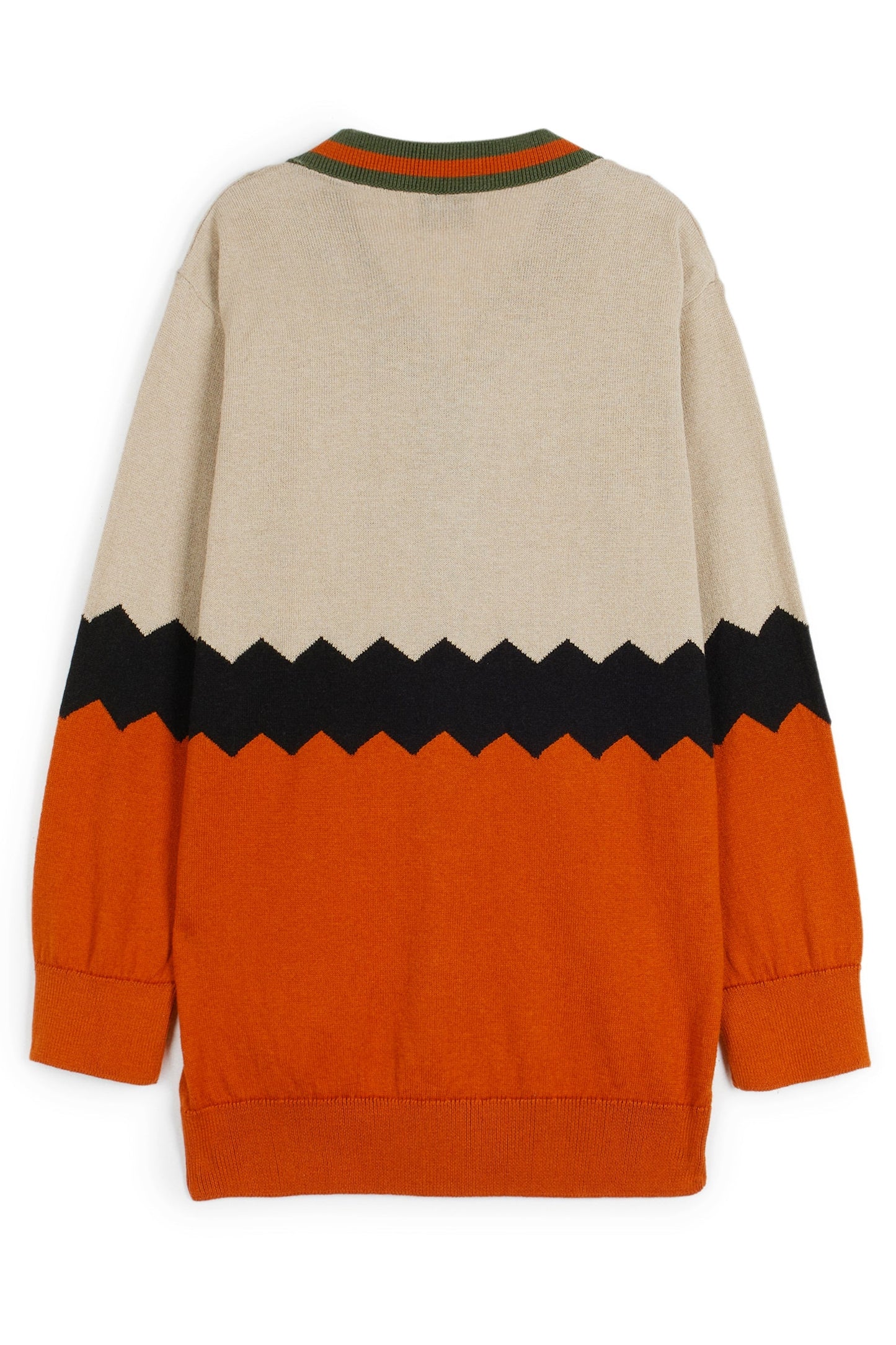 Samuel Zig Zag Orange CARDIGAN Wolf & Rita 