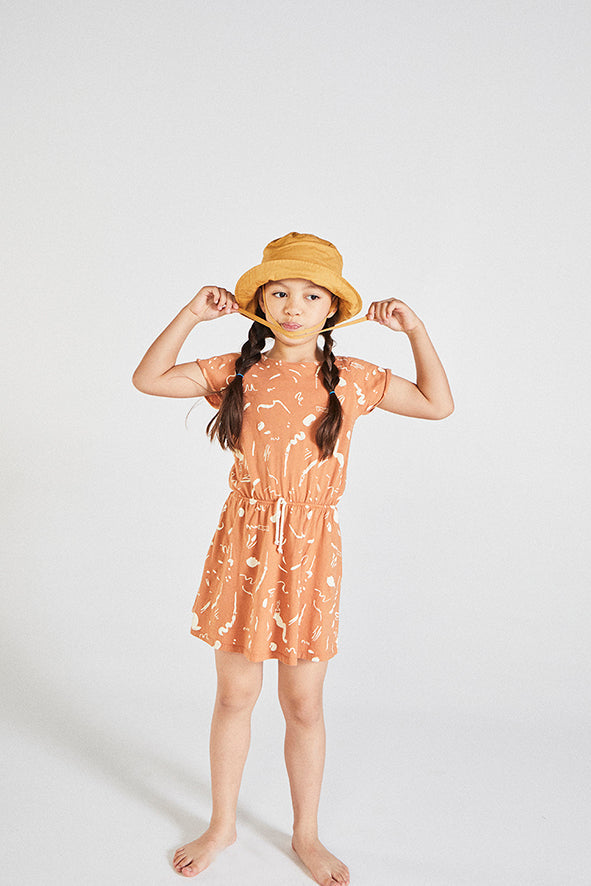 Sand clay allover dress Dresses Pinata Pum 