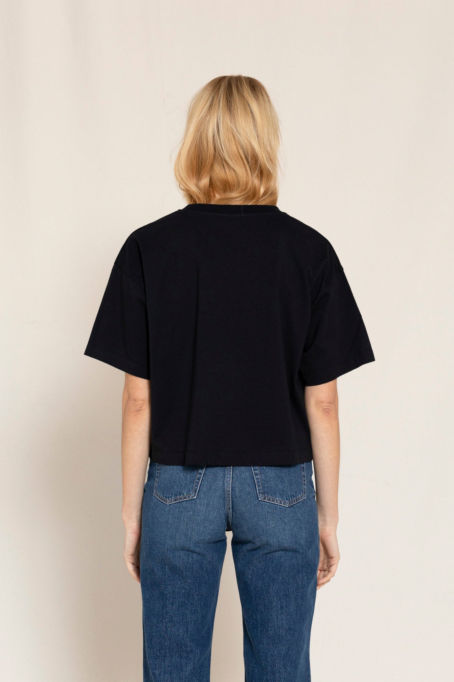 SC 002 Black - Cropped T-shirt | Women