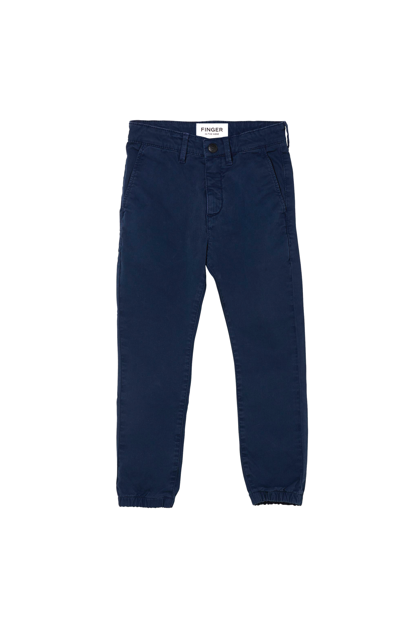 SKATER Navy S - Elasticed Bottom Chino Fit Pants