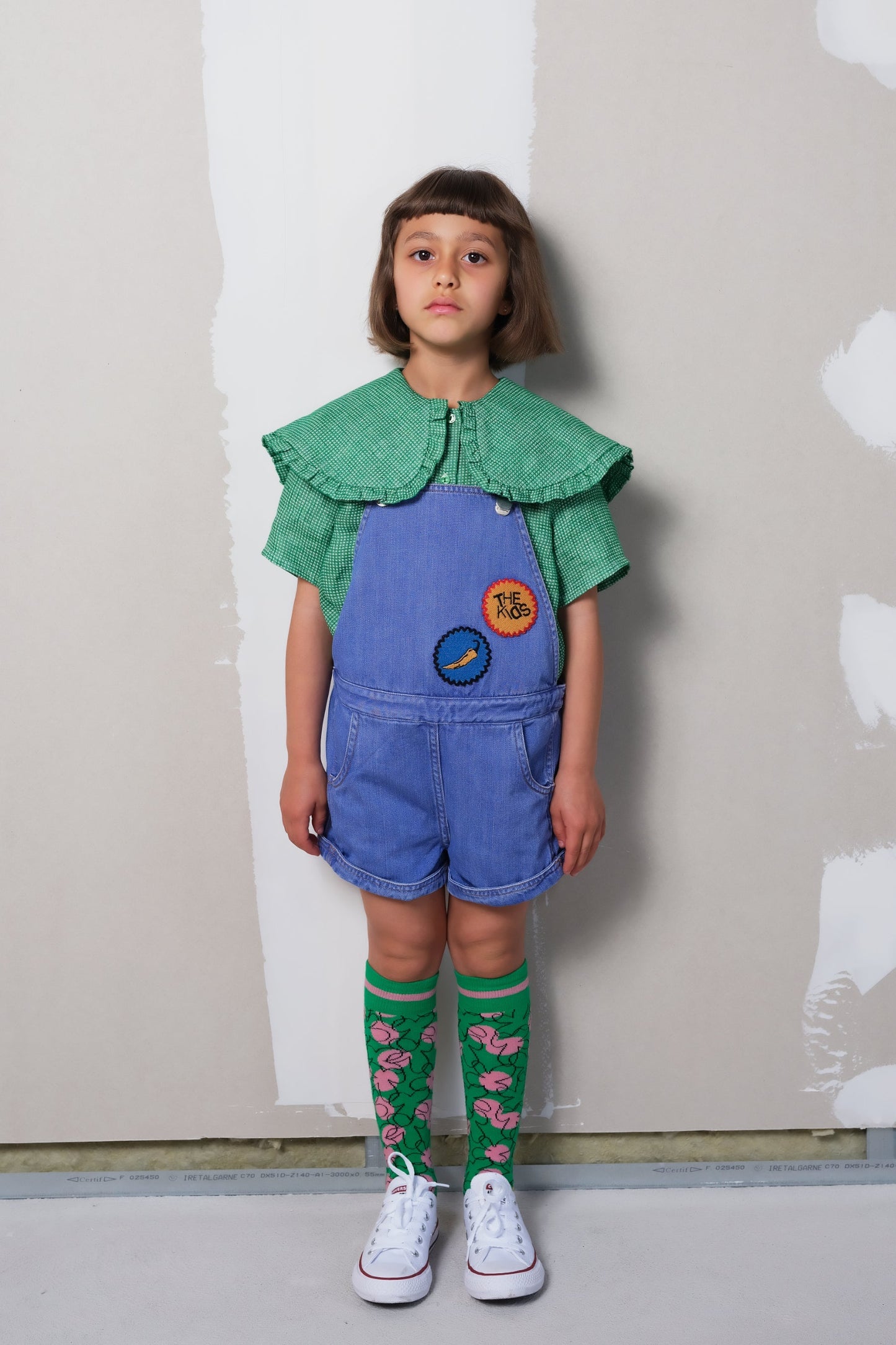 Lua Green Linen Tops Wolf & Rita 