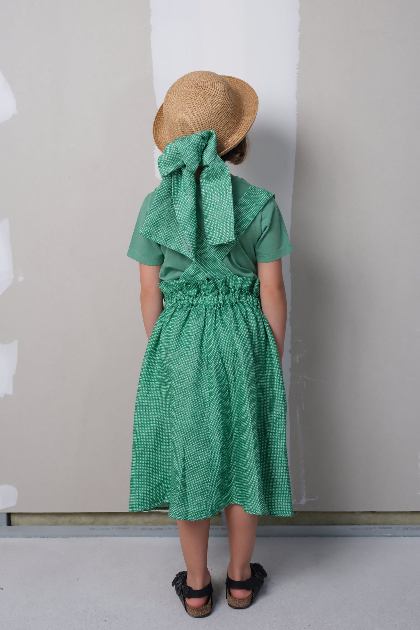 Celiana Green Linen Skirts Wolf & Rita 