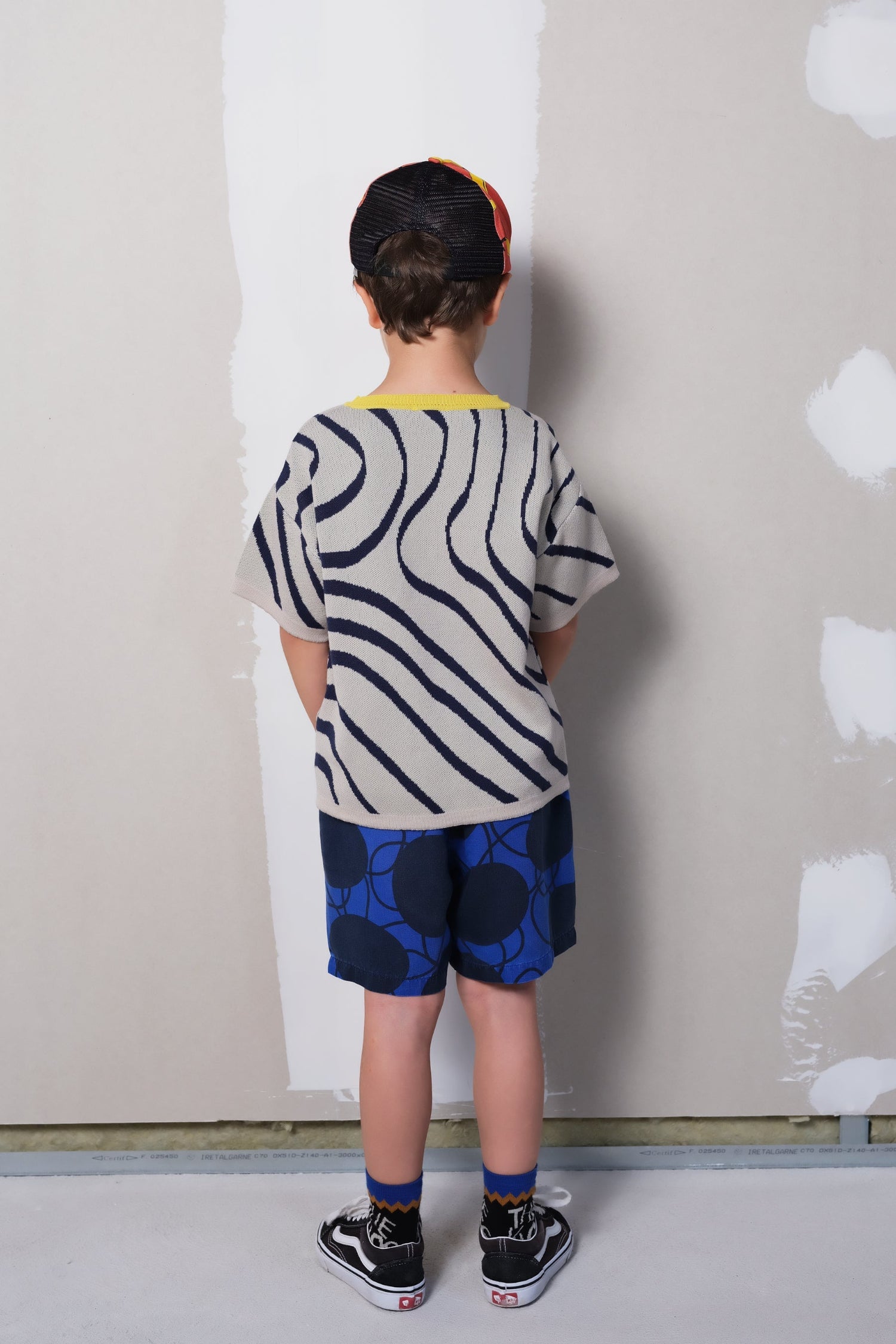 Anselmo Retro Flowers Blue SHORTS Wolf & Rita 