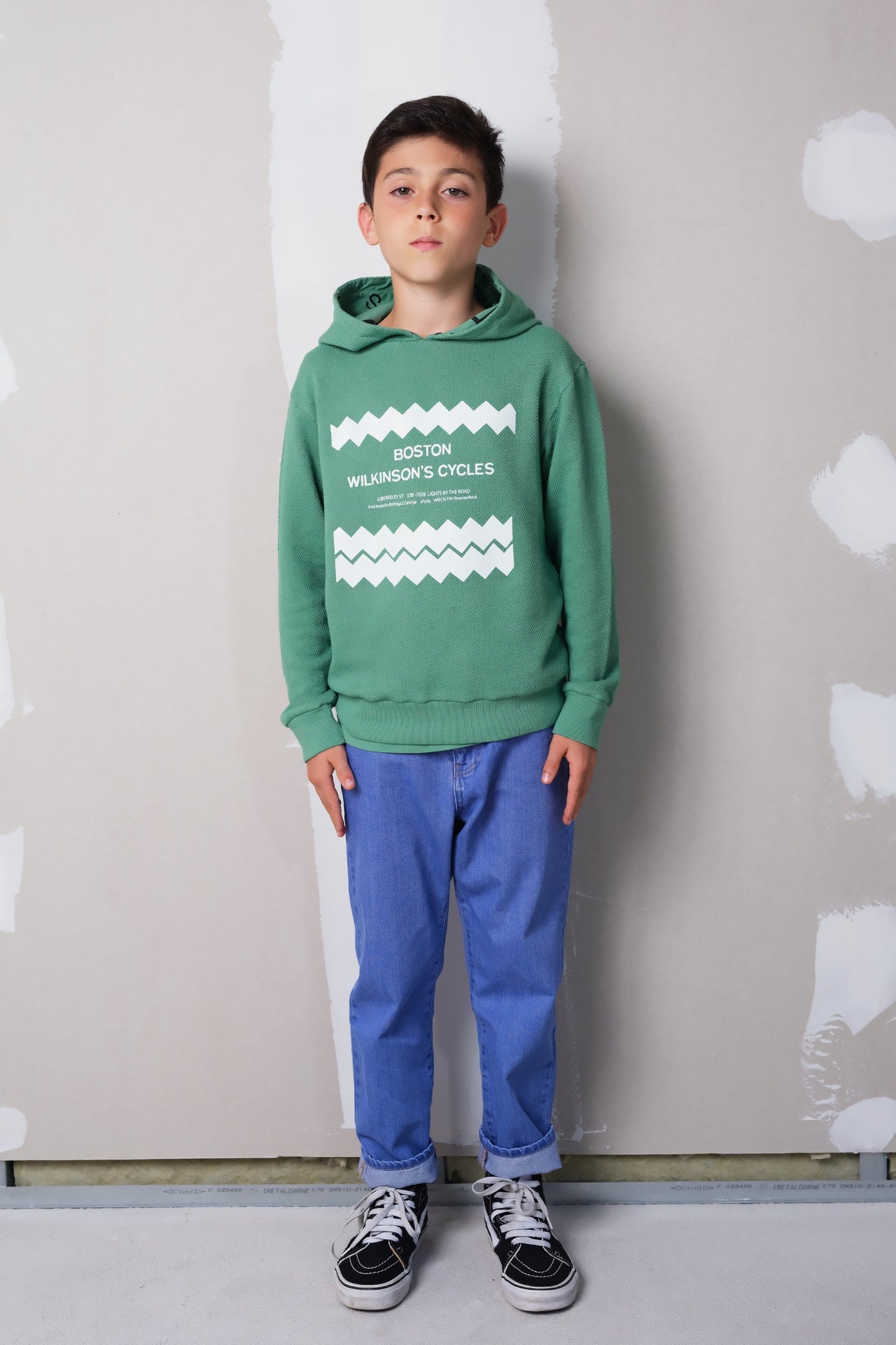David Boston Green SWEATSHIRT Wolf & Rita 