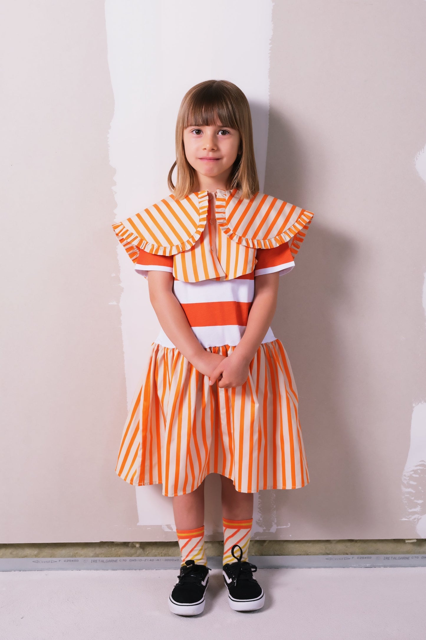 Marta Orange Stripes Accessories Wolf & Rita 