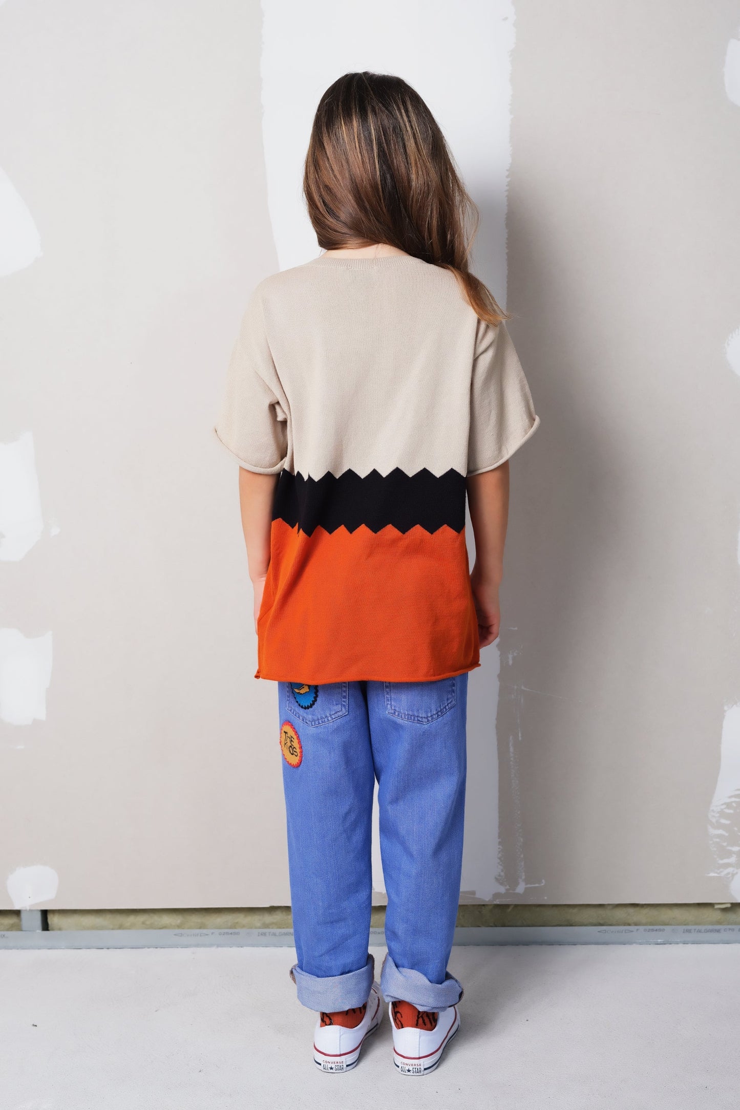 Caetana Zig Zag Orange JUMPER Wolf & Rita 