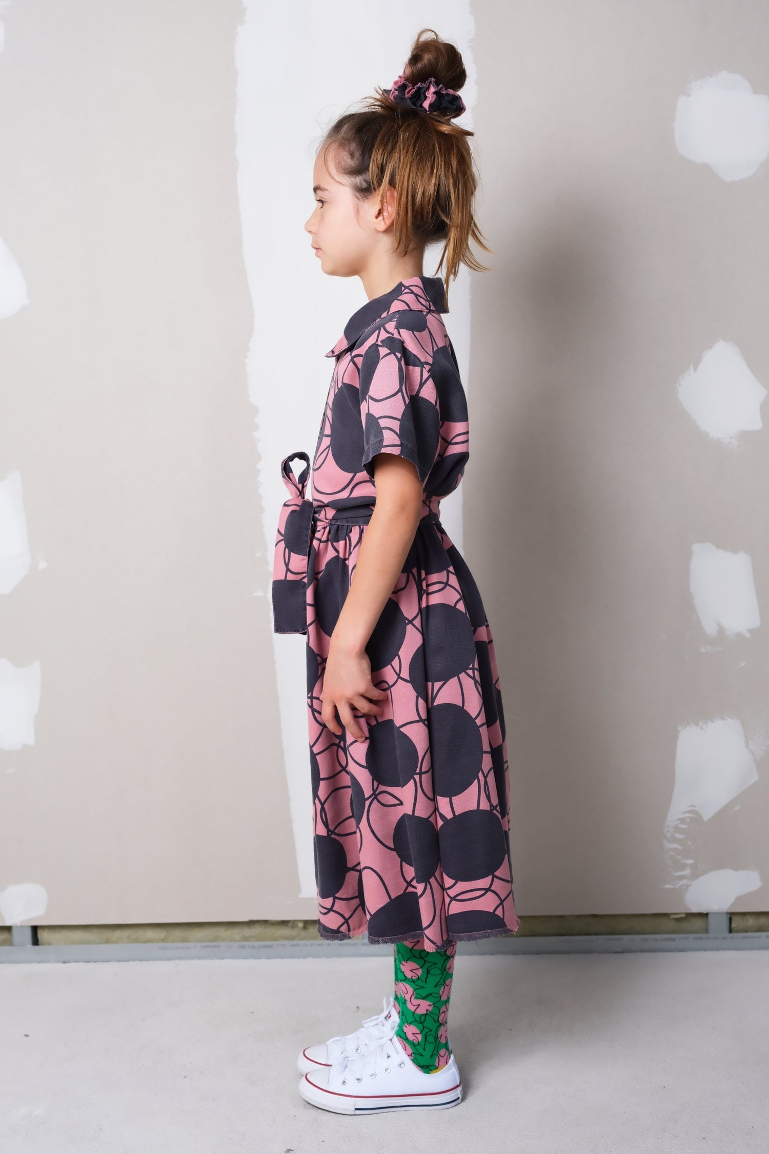 Elisabete Retro Flowers Pink Dresses Wolf & Rita 