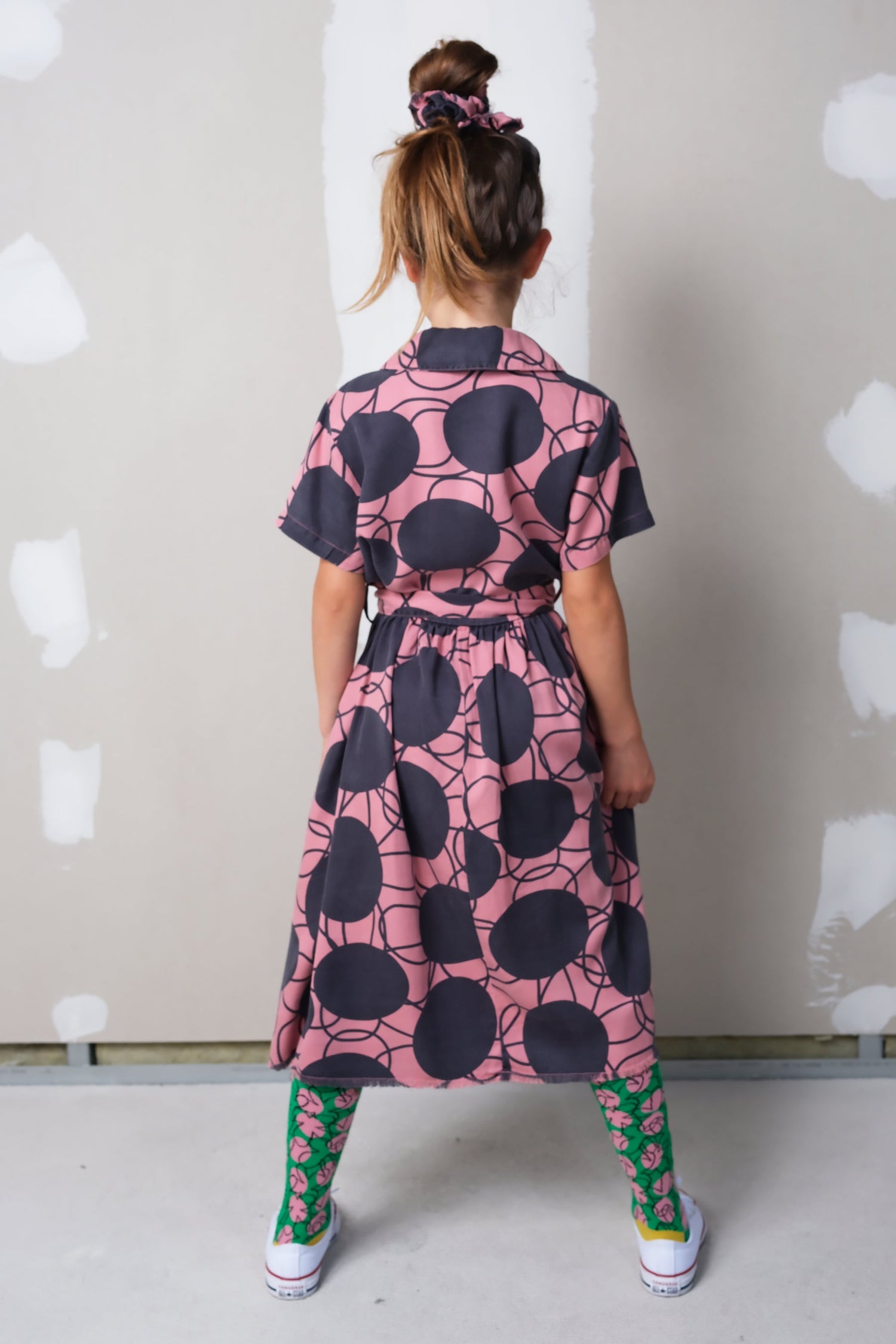 Elisabete Retro Flowers Pink Dresses Wolf & Rita 