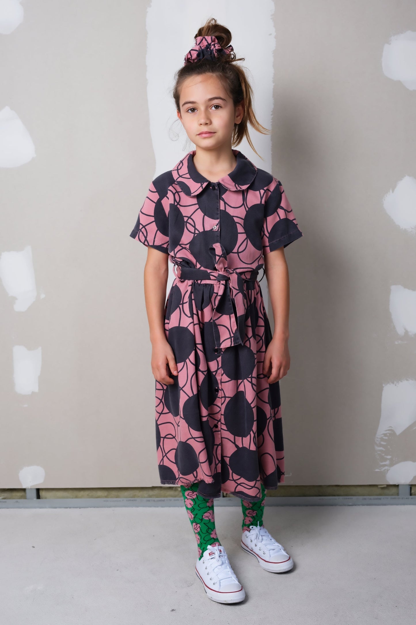 Elisabete Retro Flowers Pink Dresses Wolf & Rita 