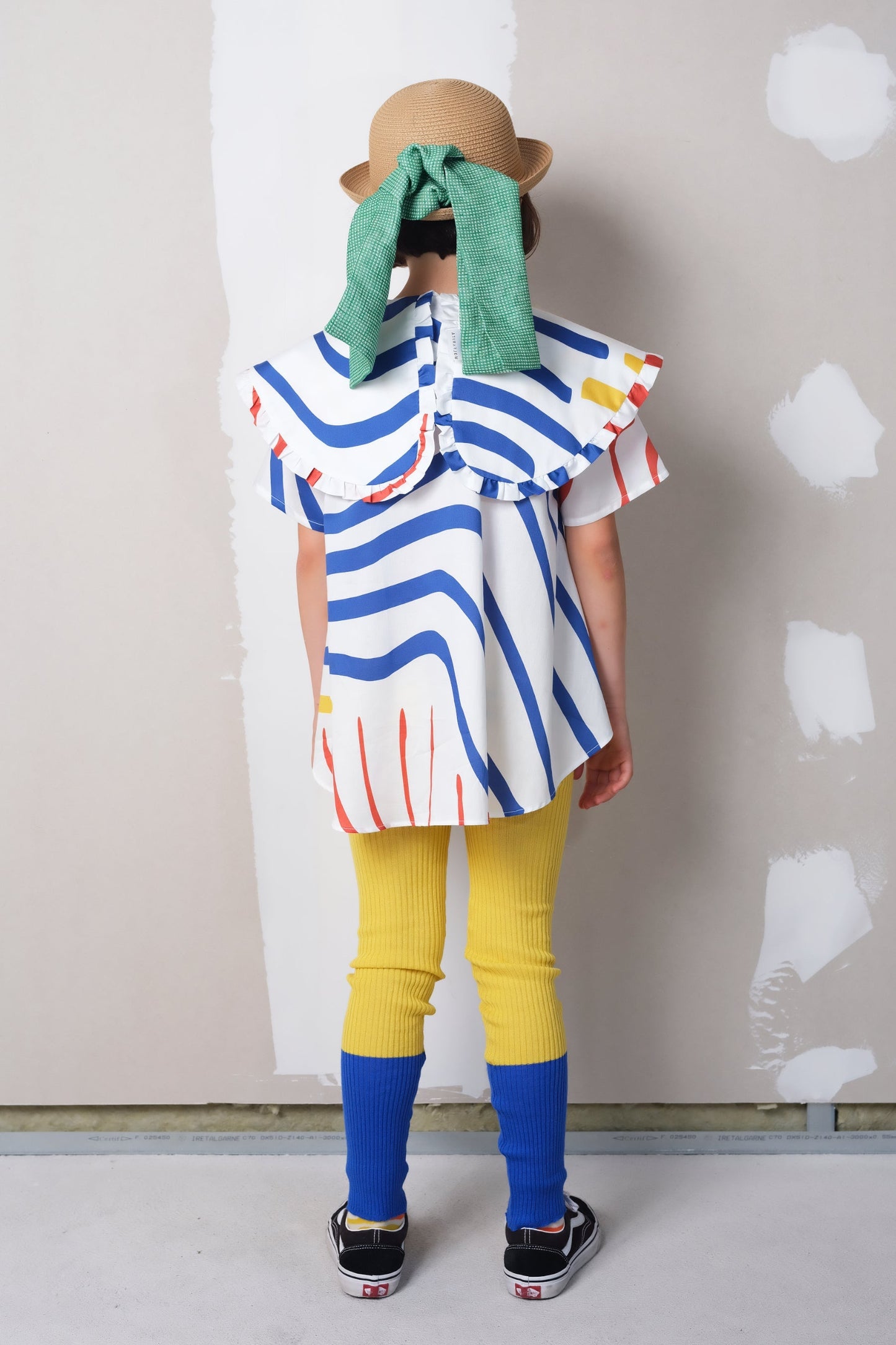 Gaspar Zig Zag Blue LEGGINGS Wolf & Rita 