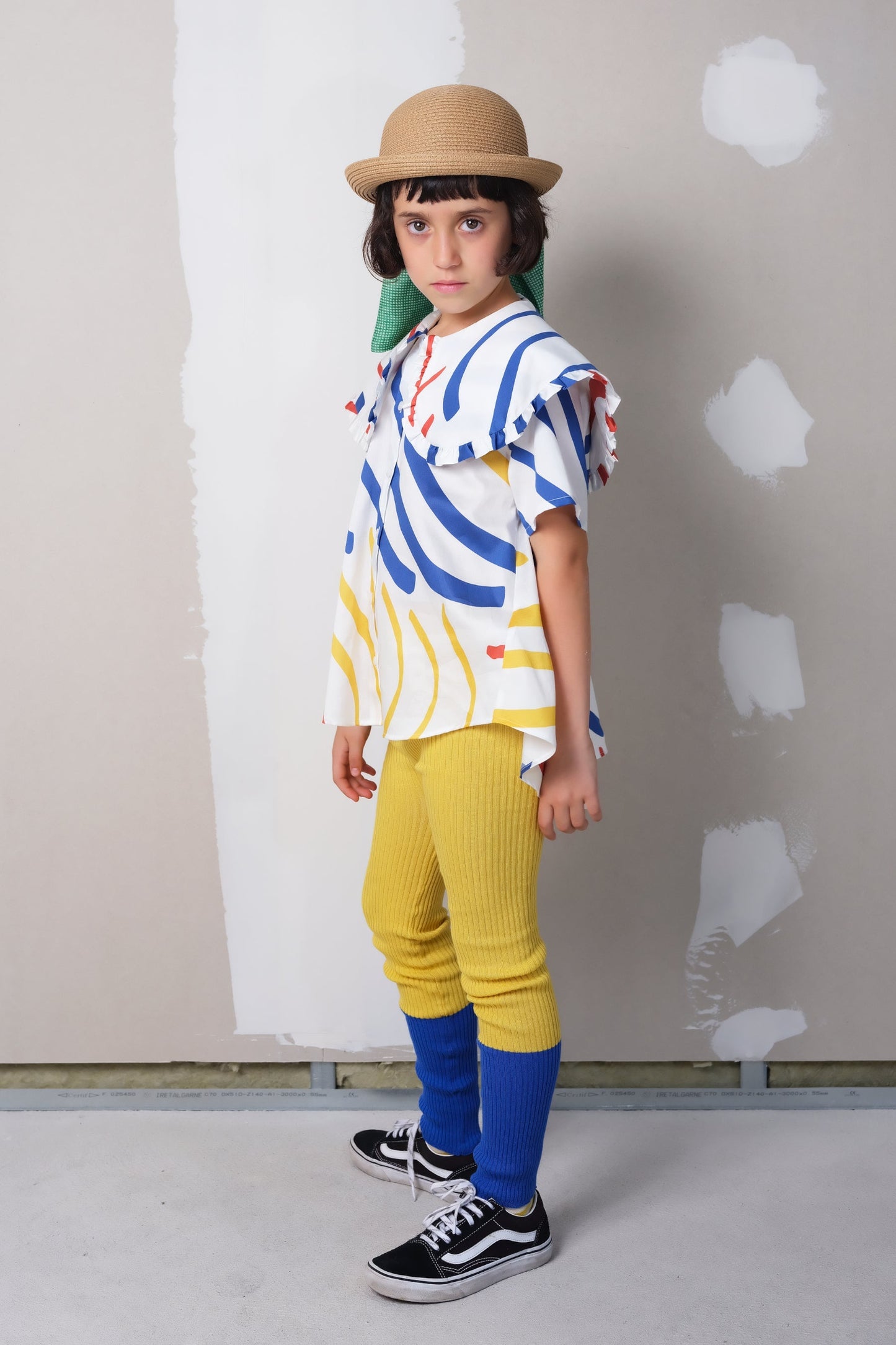 Gaspar Zig Zag Blue LEGGINGS Wolf & Rita 