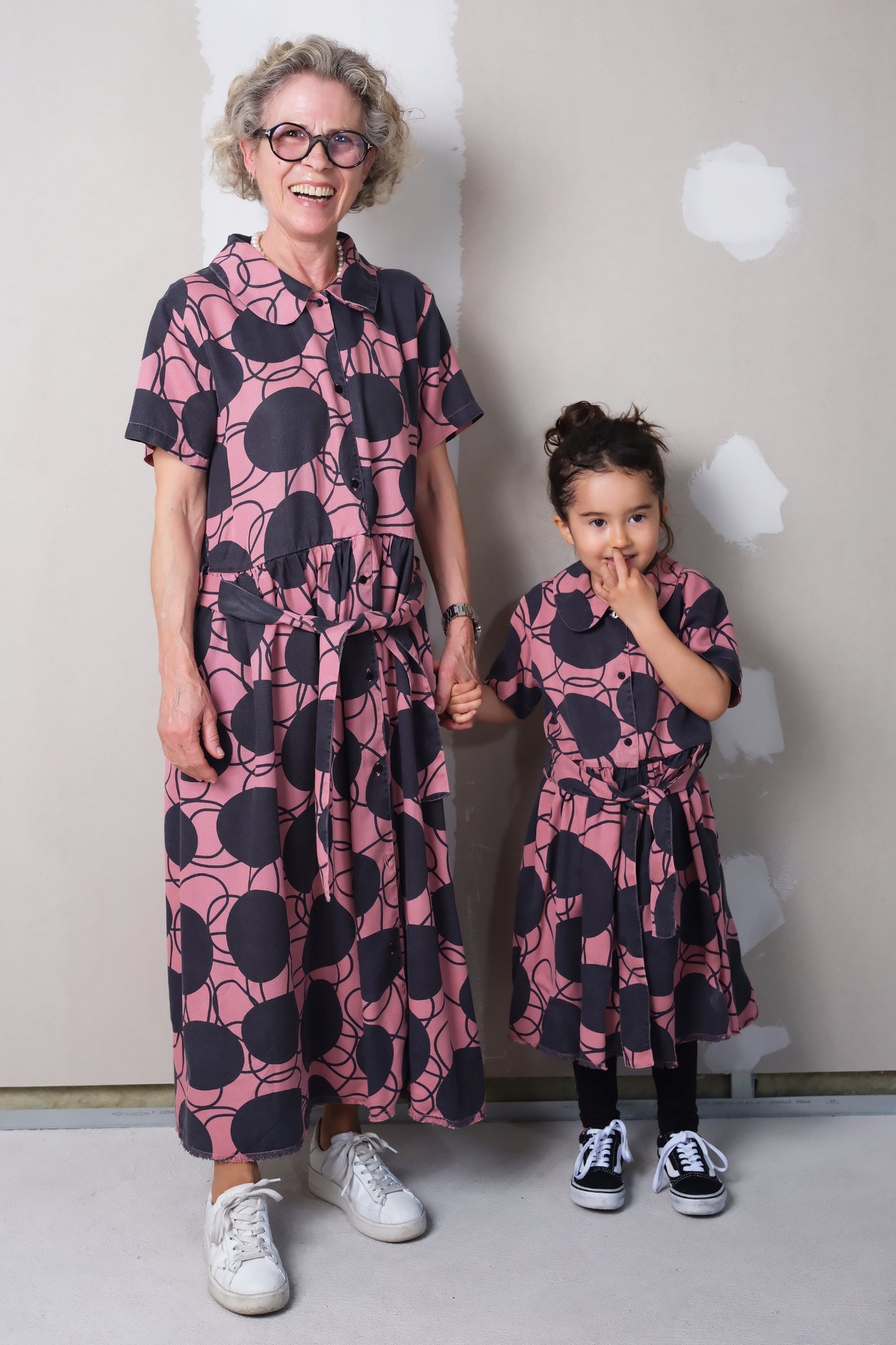 Elisabete Retro Flowers Pink Dresses Wolf & Rita 