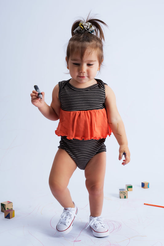Bárbara Stripes Baby Grows Wolf & Rita 
