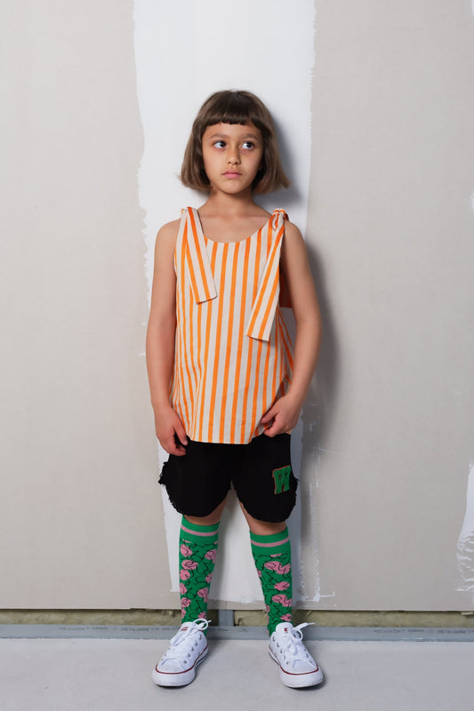 Inês Orange Stripes Tops Wolf & Rita 