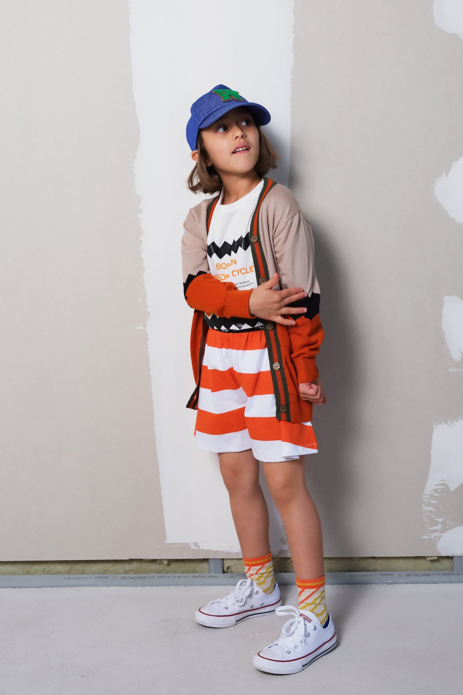 Samuel Zig Zag Orange CARDIGAN Wolf & Rita 