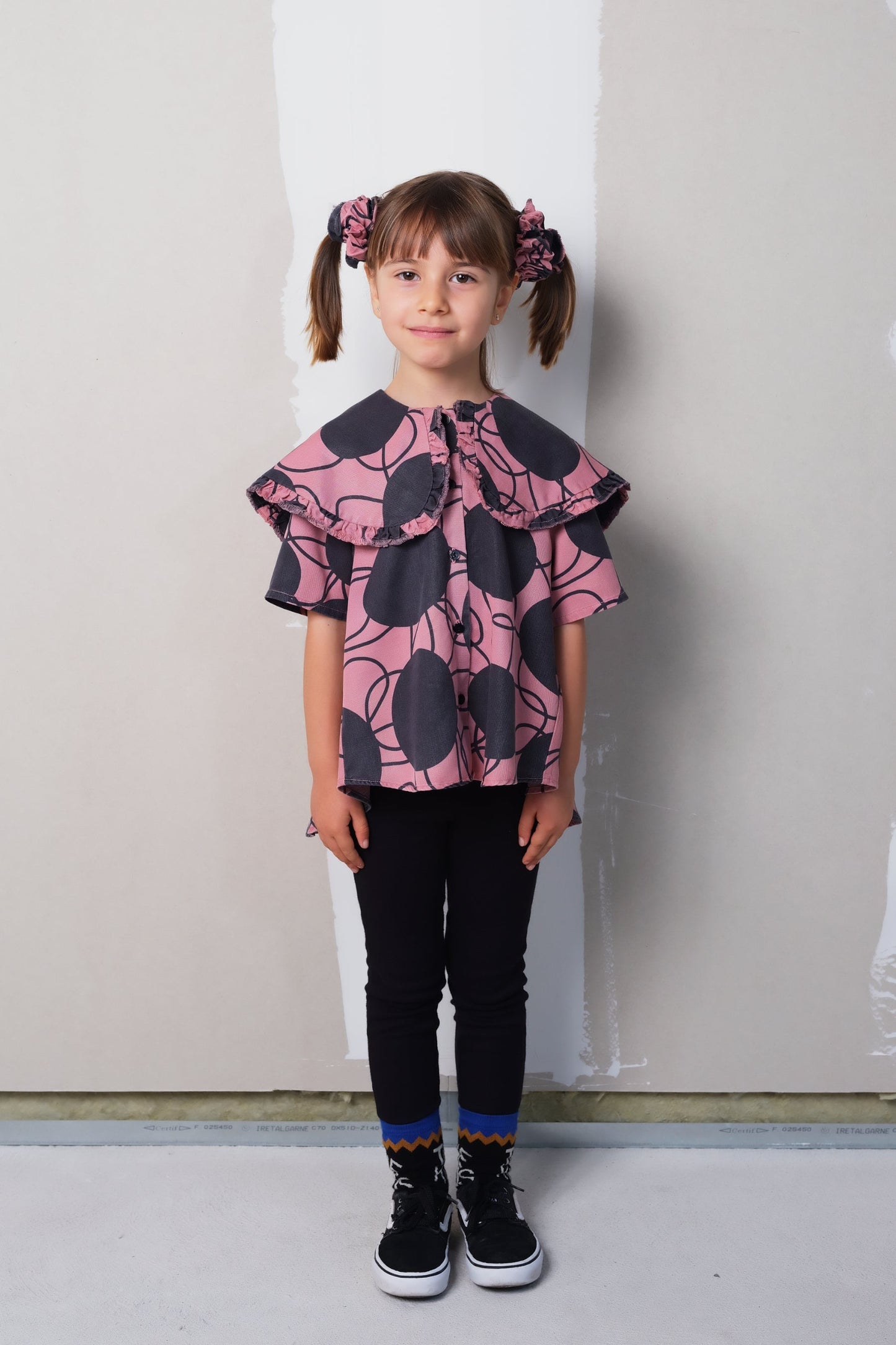 Lua Retro Flowers Pink Tops Wolf & Rita 