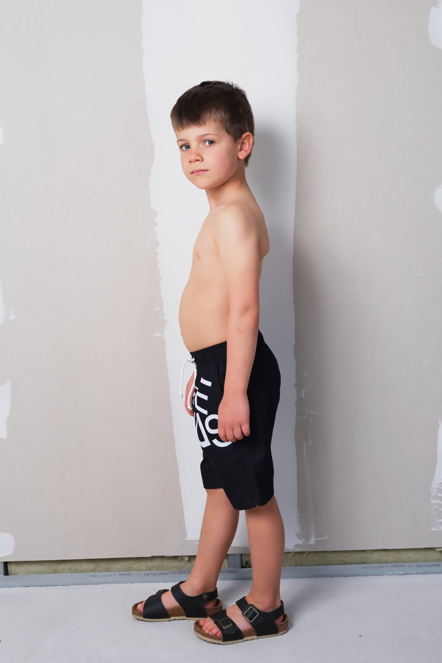 Simão The Kids Black SWIM SHORTS Wolf & Rita 