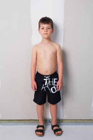 Simão The Kids Black SWIM SHORTS Wolf & Rita 