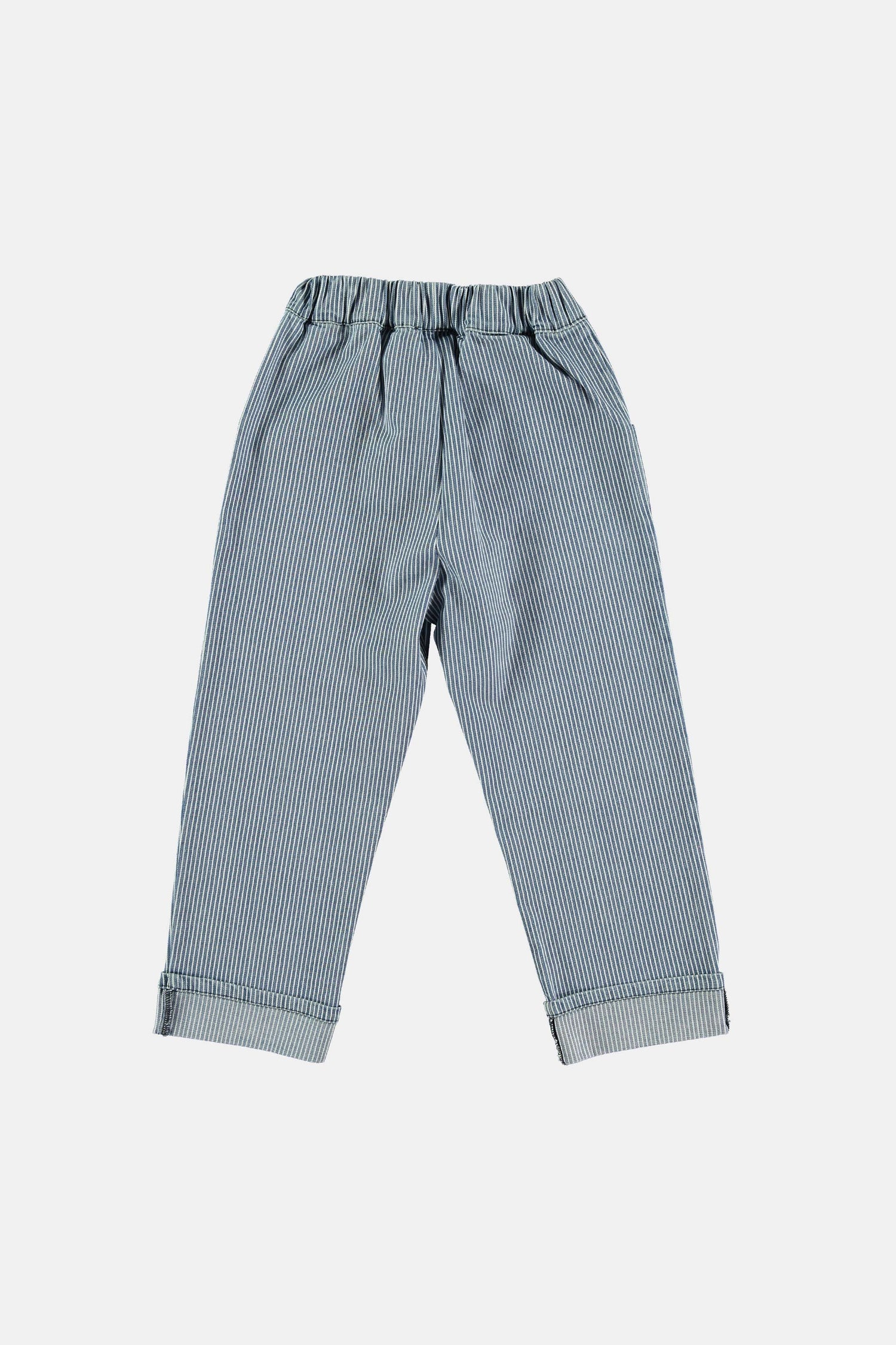 Striped denim trousers Trousers Coco au lait 