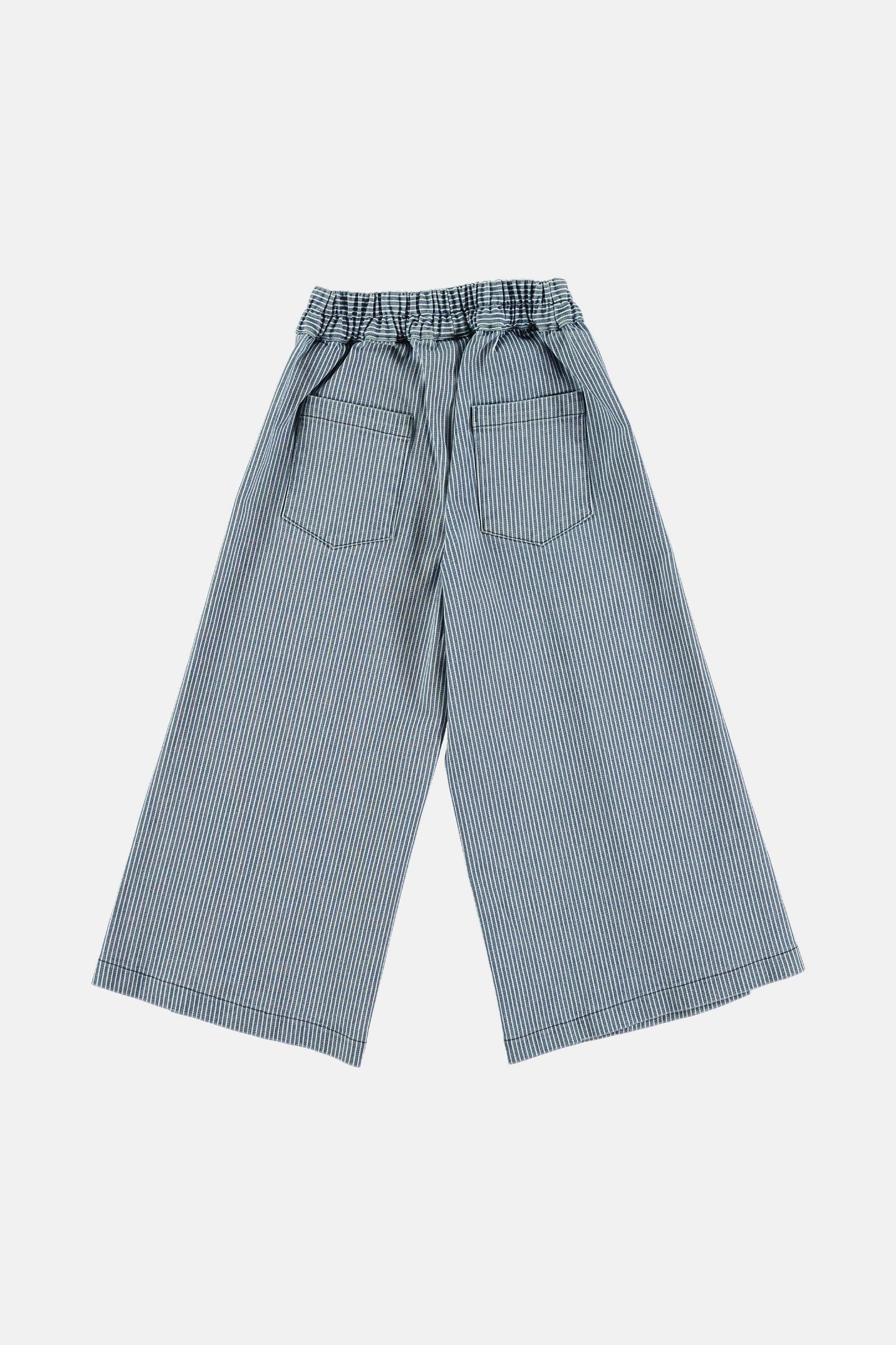 Striped denim wide leg trousers Trousers Coco au lait 