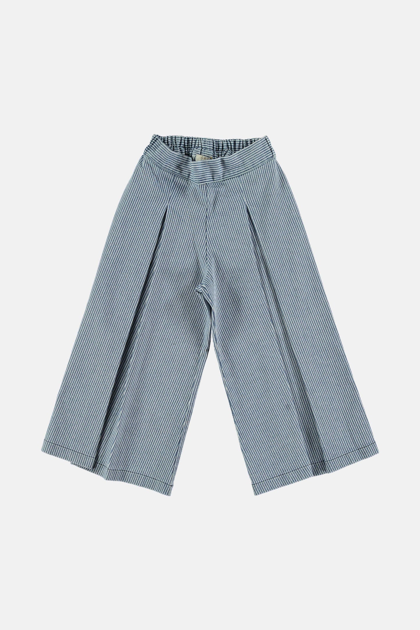 Striped denim wide leg trousers Trousers Coco au lait 