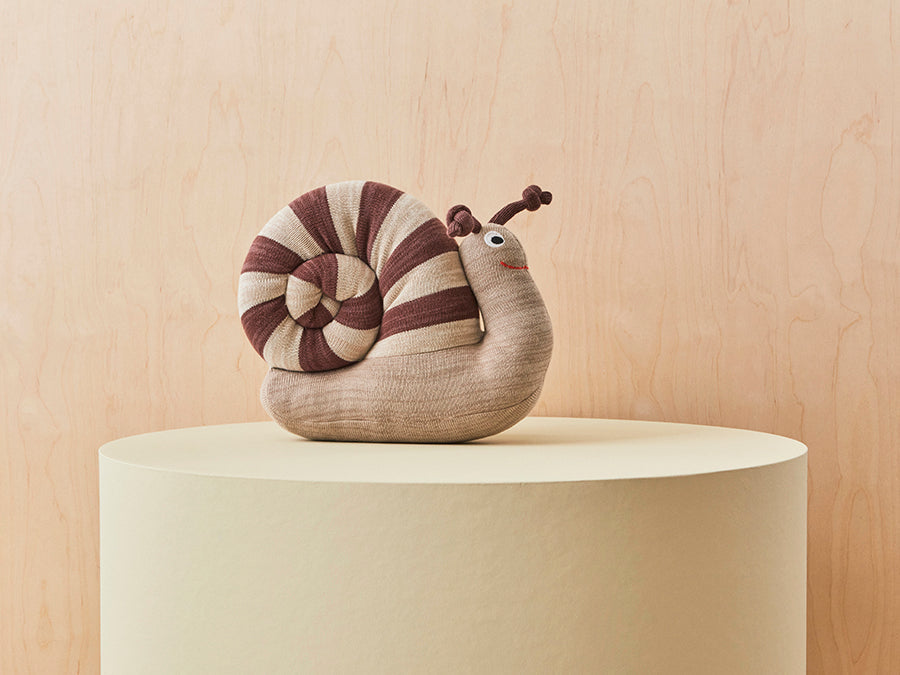 Sally Snail - Brown Soft Toys OYOY 
