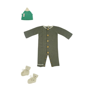 Sloth Jumpsuit Set - Sloth Grey Baby Sets Bayíri 