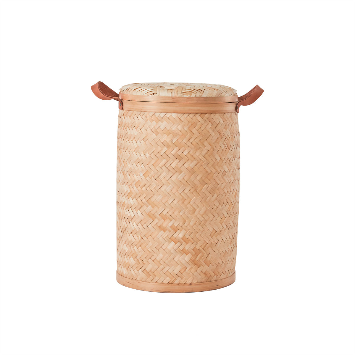 Sporta Laundry Bin - Round - Nature Accessories - LIVING OYOY 