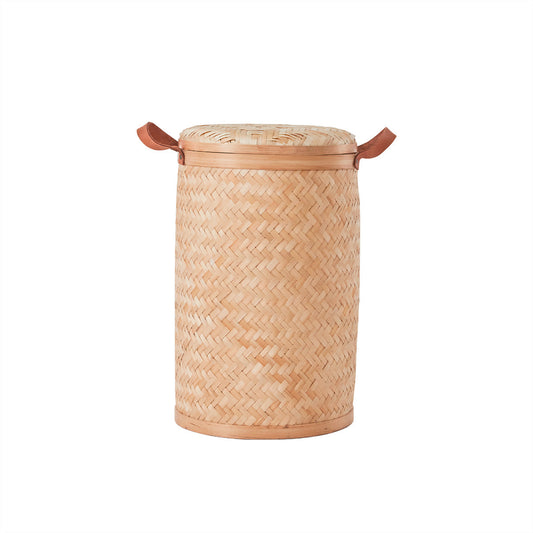 Sporta Laundry Bin - Round - Nature Accessories - LIVING OYOY 