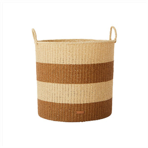 Gomi Cylinder Storage Baskets - Large - Caramel Storage OYOY 