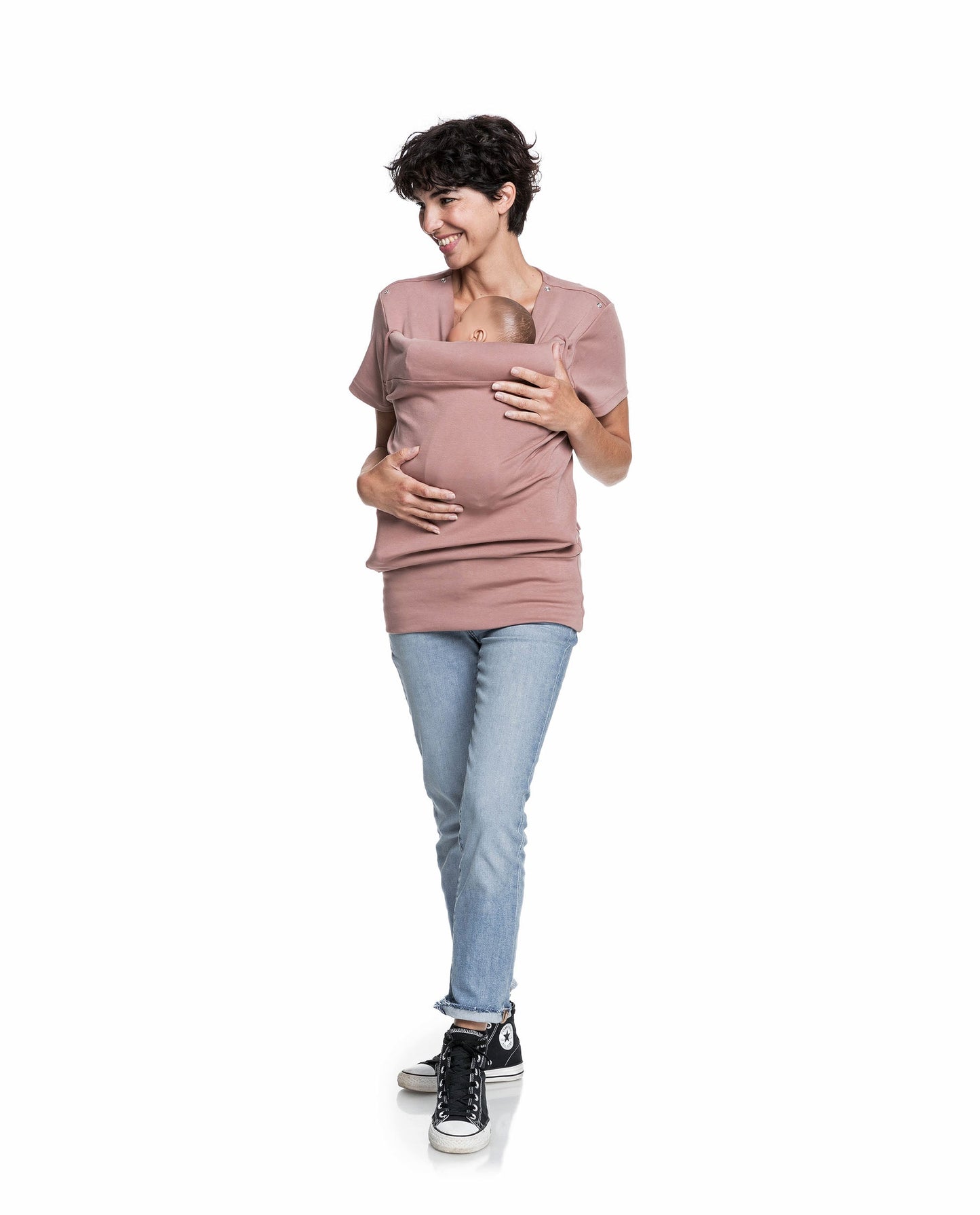 Baby carrier t-shirt | Summer Mama | Terracotta Carriers Mama Hangs 