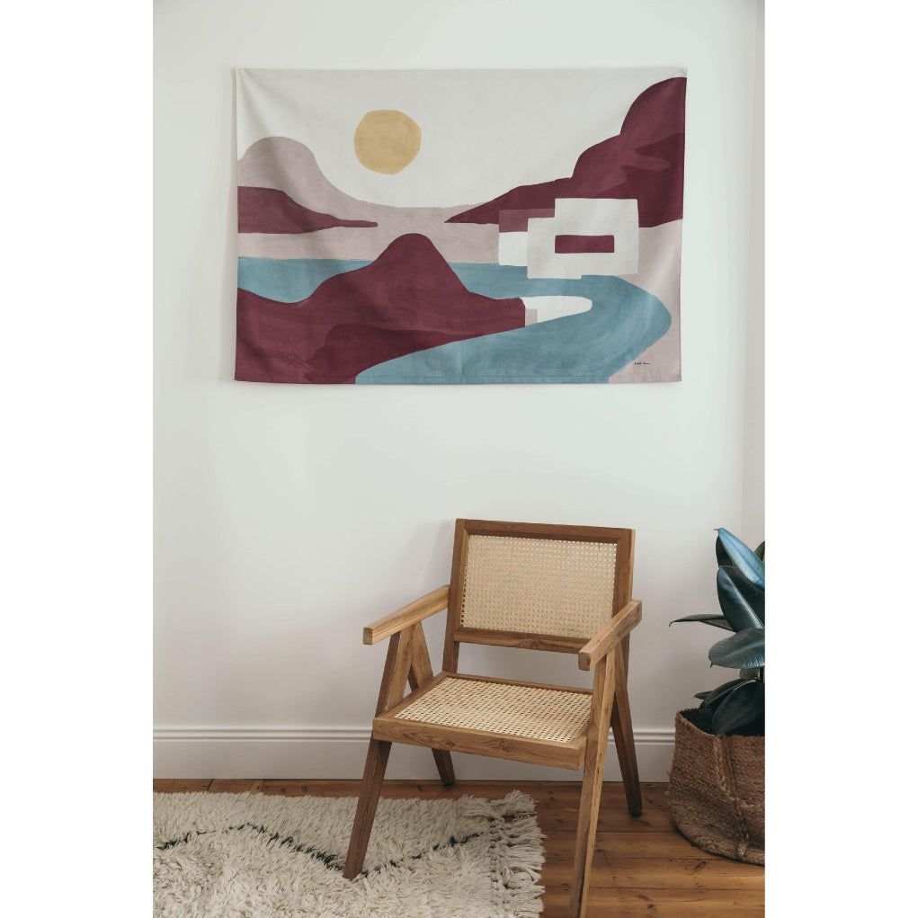 Ulysse Wall Hanging Wallart Babel Brune 
