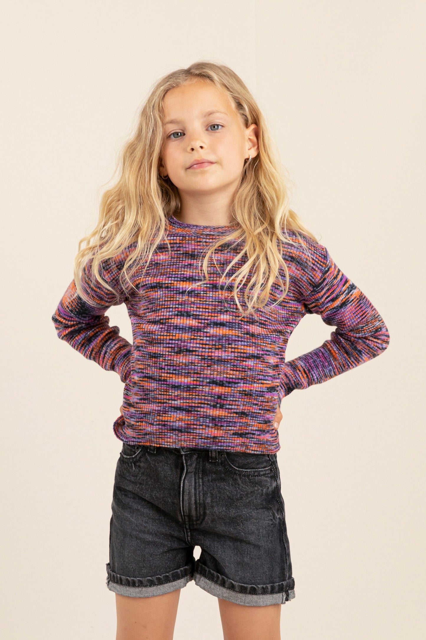 TRIBECA Purple - Long Sleeve Jumper