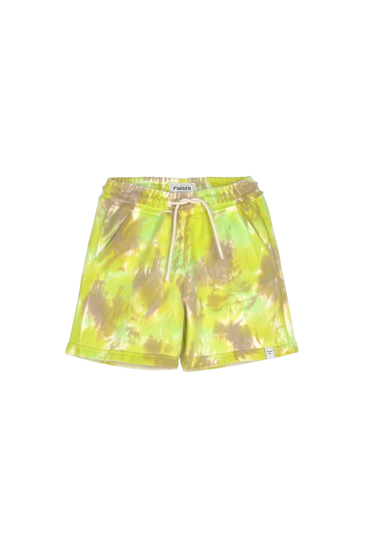 TRINITY Fluo Lime Camo - Elasticated Shorts