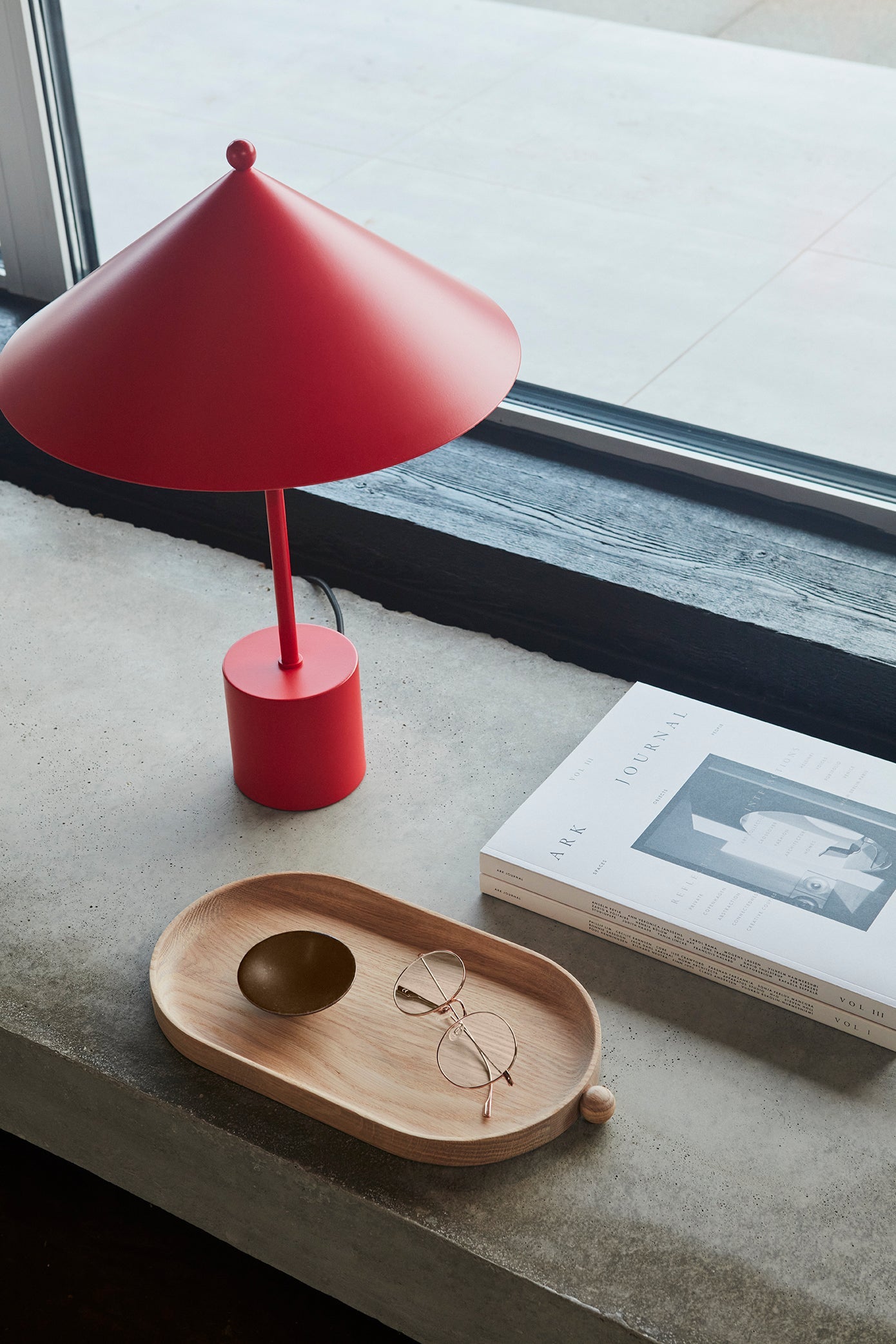 Table Lamp Kasa (EU) - Cherry Red Table Lamp OYOY 