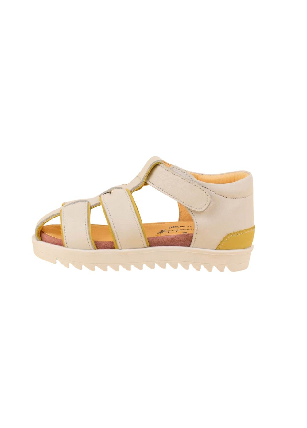 White Velcro Strap Sandals Shoes Dulis Shoes 