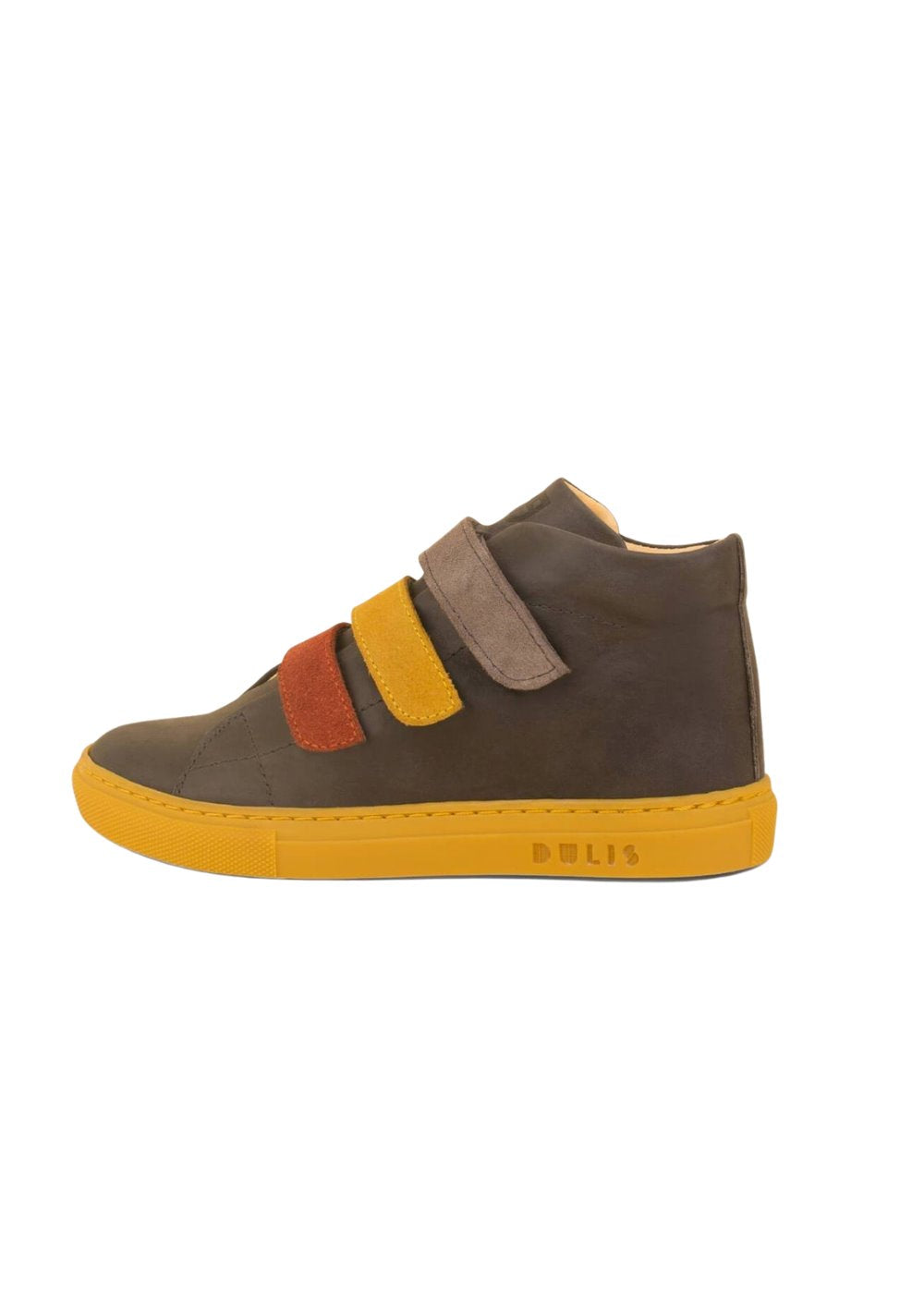 Grey Velcro Mid Sneakers Shoes Dulis Shoes 