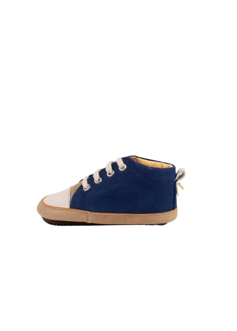 Cream/Blue Sneaker Booties Shoes & Booties Dulis Shoes 