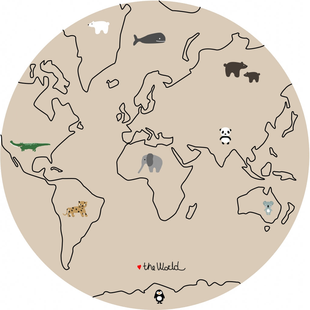 The World Chair Mat - Camel Rug OYOY 