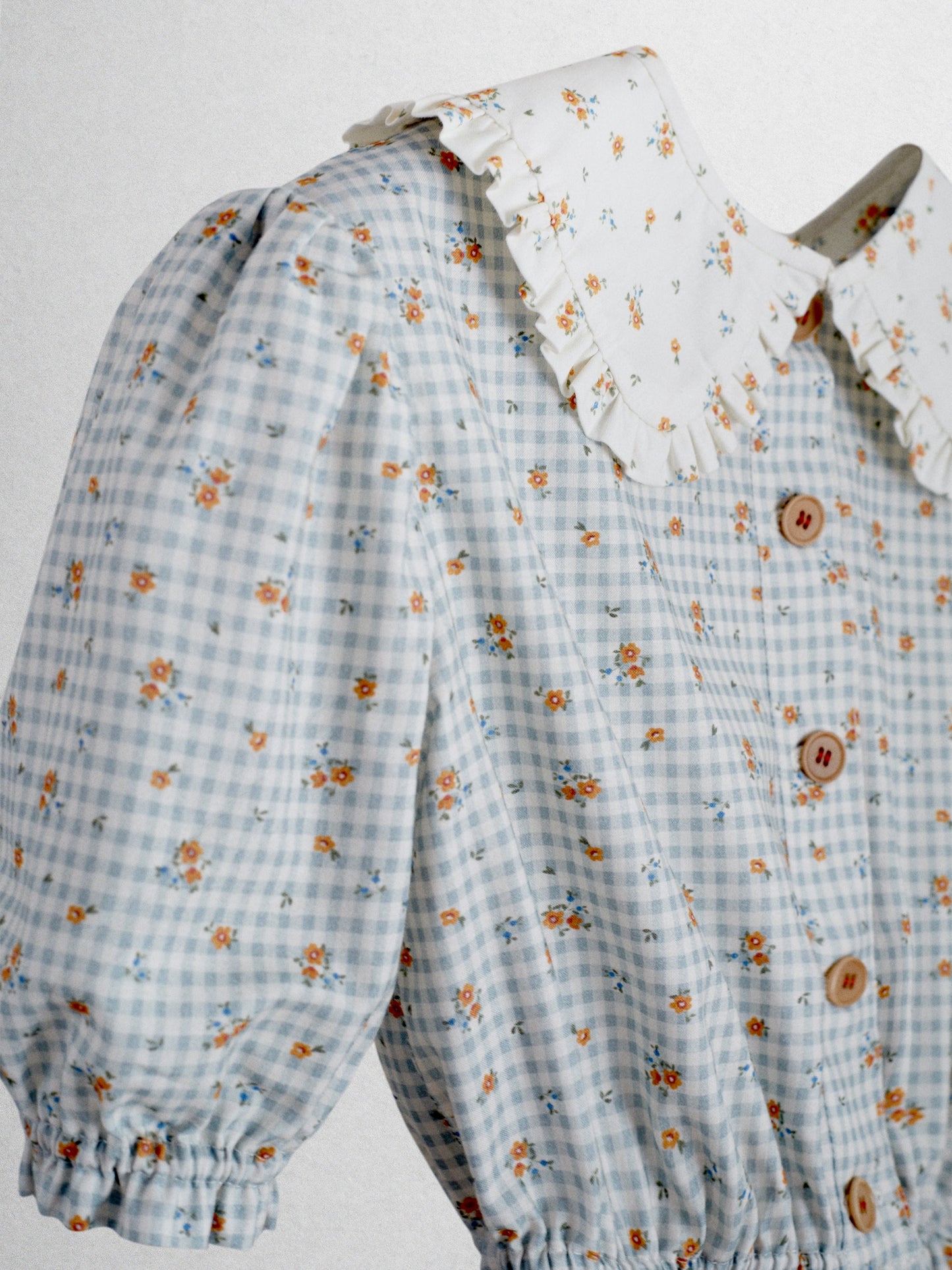 Moss poplin jasmin top