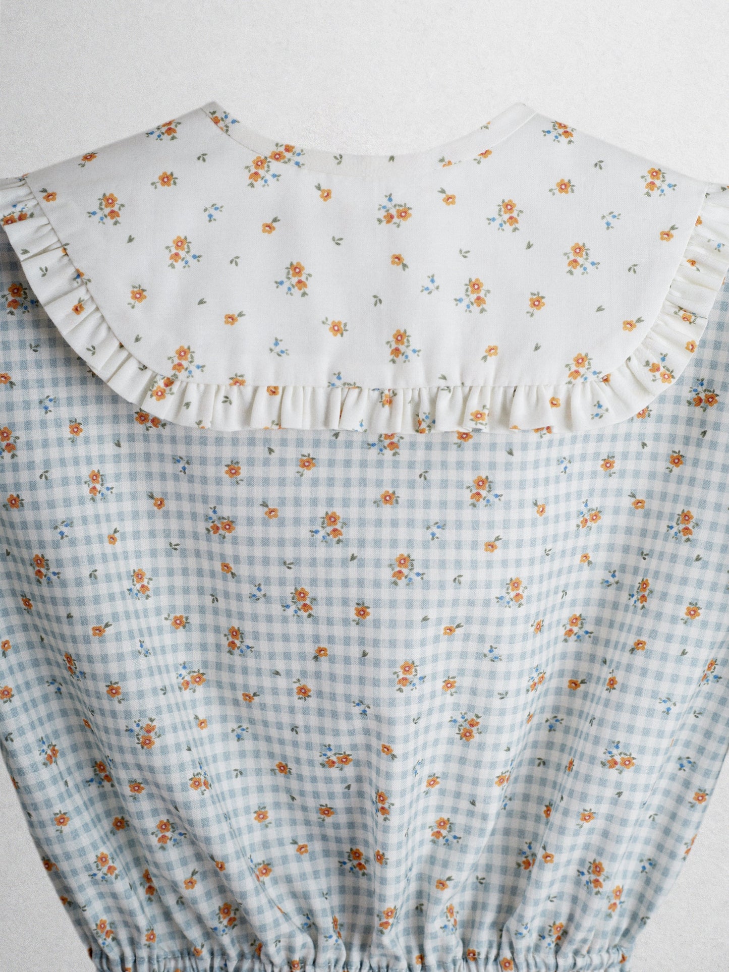Moss poplin jasmin top