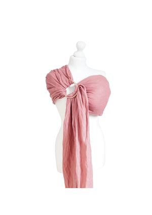 Linen Ring Sling: Desert Rose
