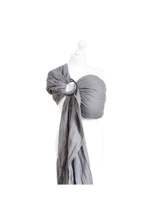 Linen Ring Sling: Hazy Grey