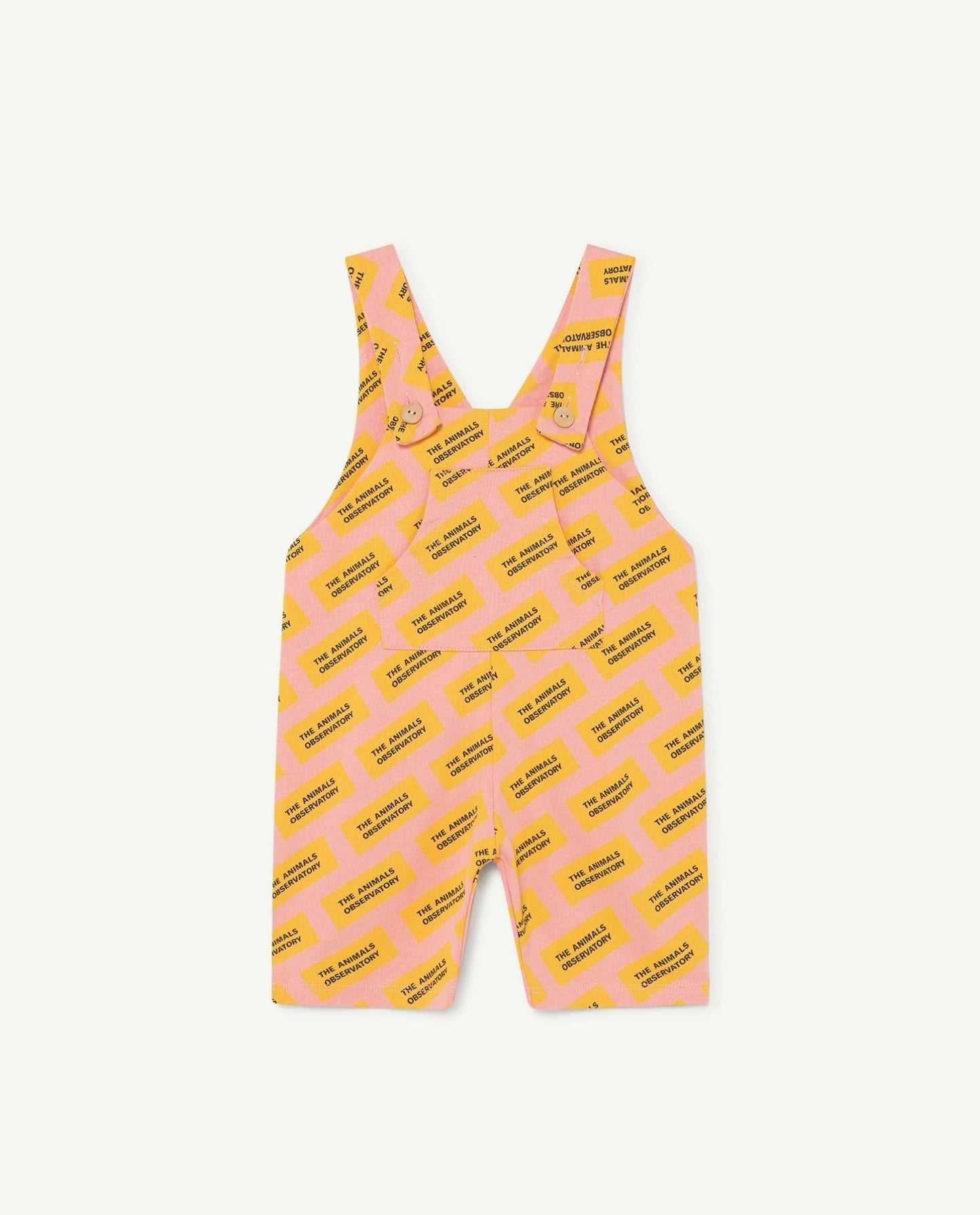 Mammoth baby jumpsuit Pink Baby Grows The Animals Observatory 