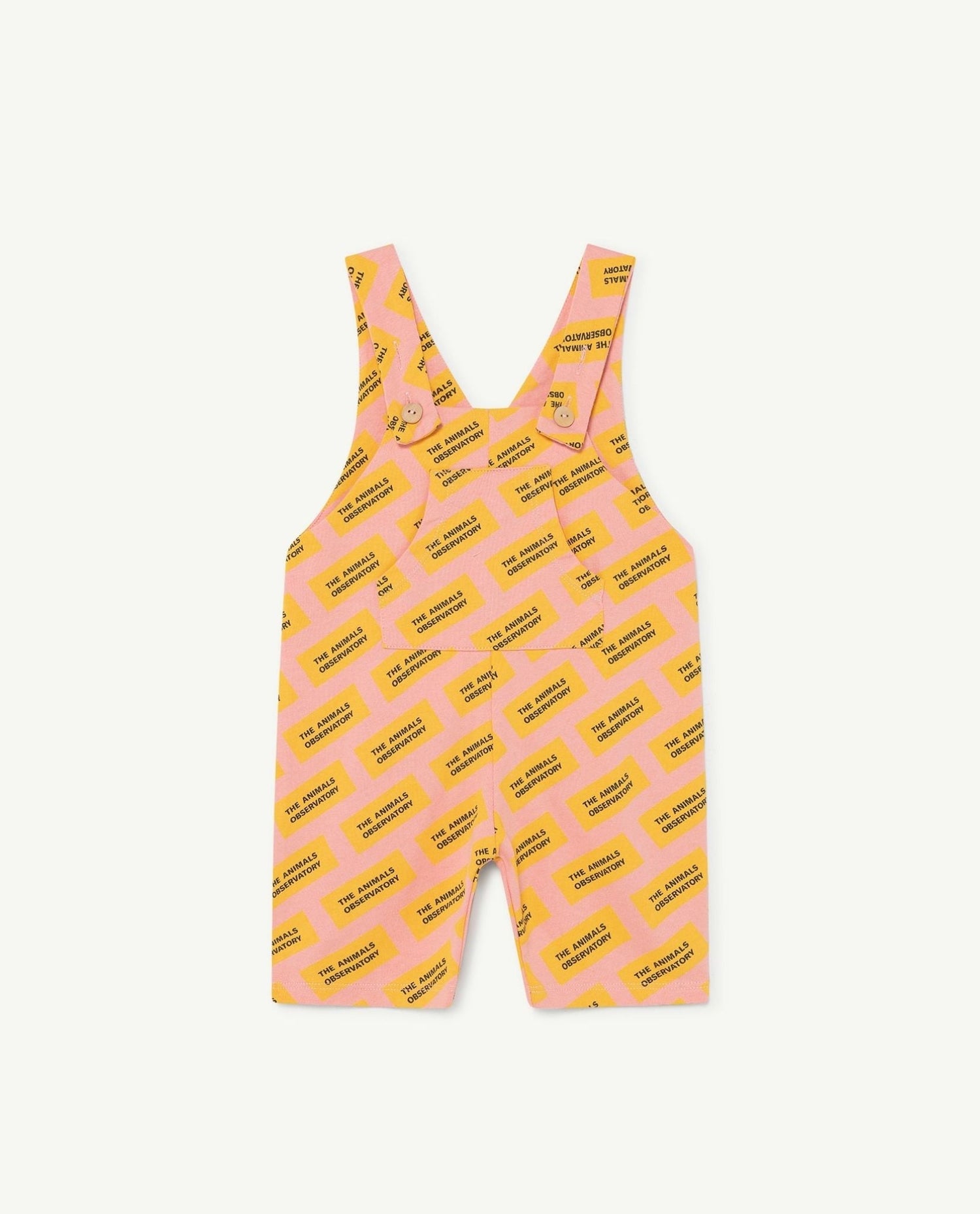 Mammoth baby jumpsuit Pink Baby Grows The Animals Observatory 