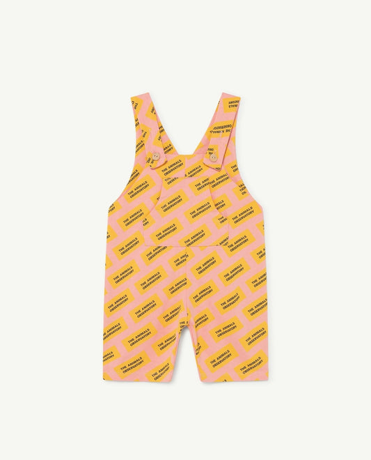 Mammoth baby jumpsuit Pink Baby Grows The Animals Observatory 