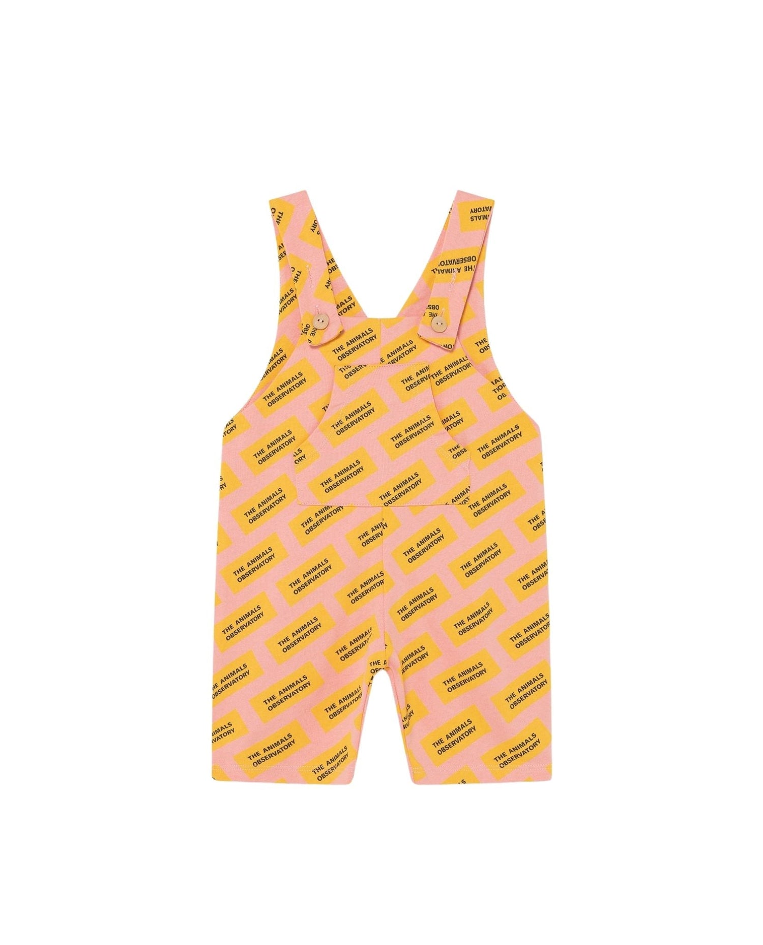 Mammoth baby jumpsuit Pink Baby Grows The Animals Observatory 
